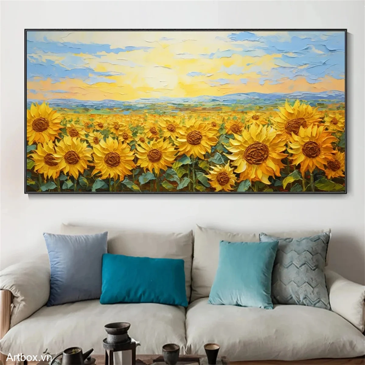 Cánh đồng hoa hướng dương - Mẫu 1