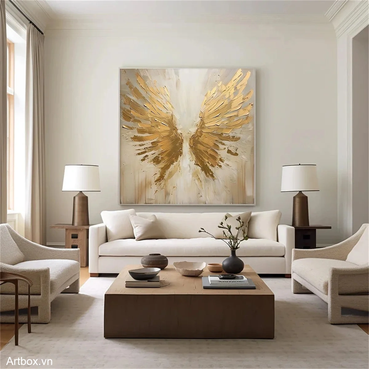 Cánh Thiên Thần Vàng - Mẫu 4