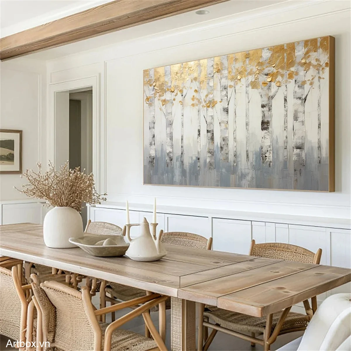 Vàng Rực Rỡ Giữa Rừng Trắng - Mẫu 4