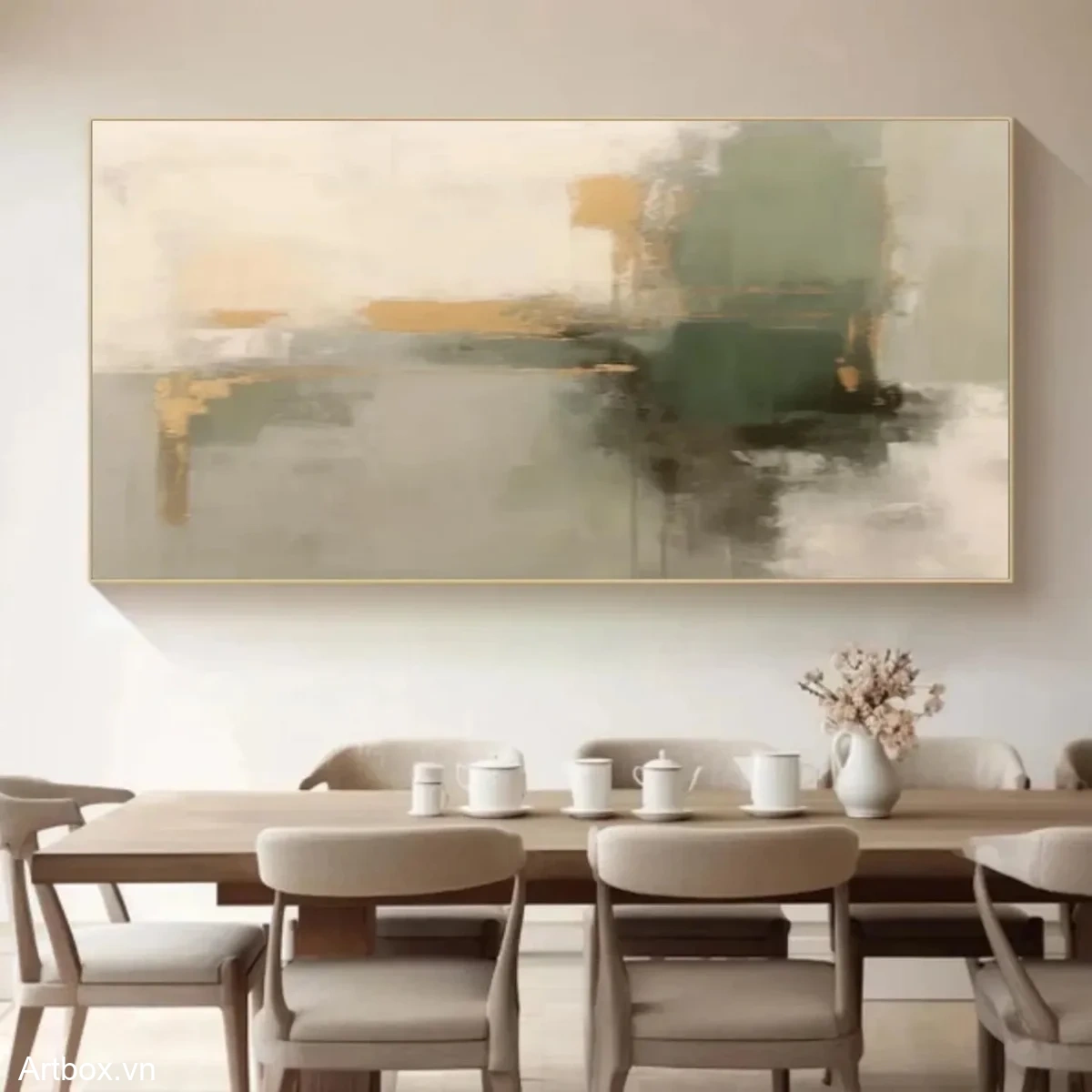 Hòa quyện sắc màu tự nhiên - Mẫu 1