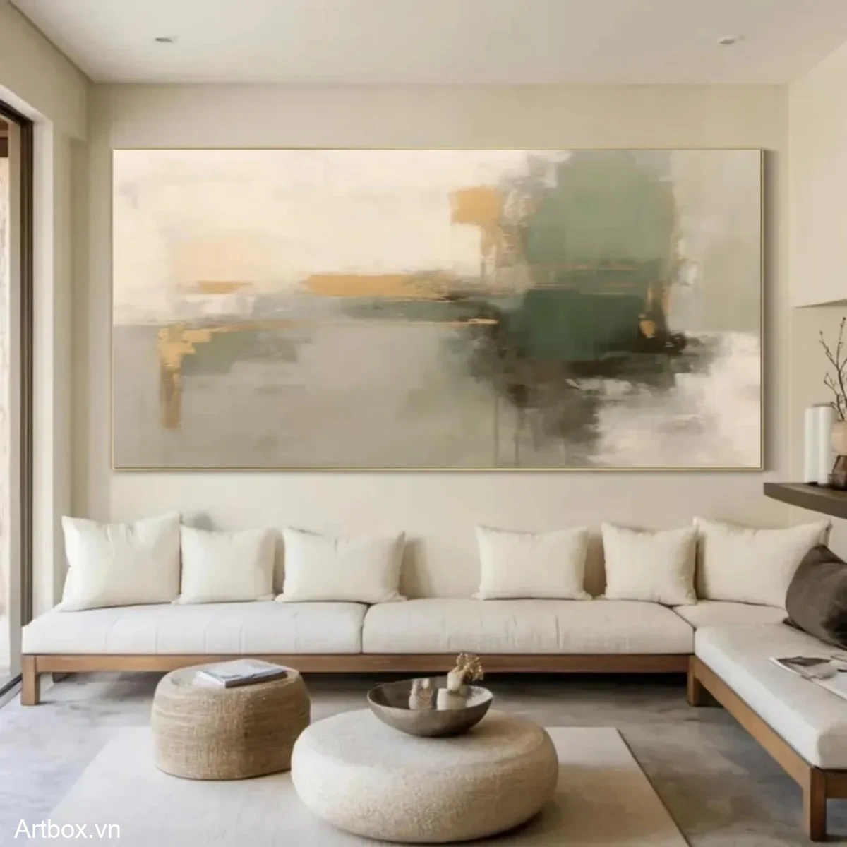 Hòa quyện sắc màu tự nhiên - Mẫu 2