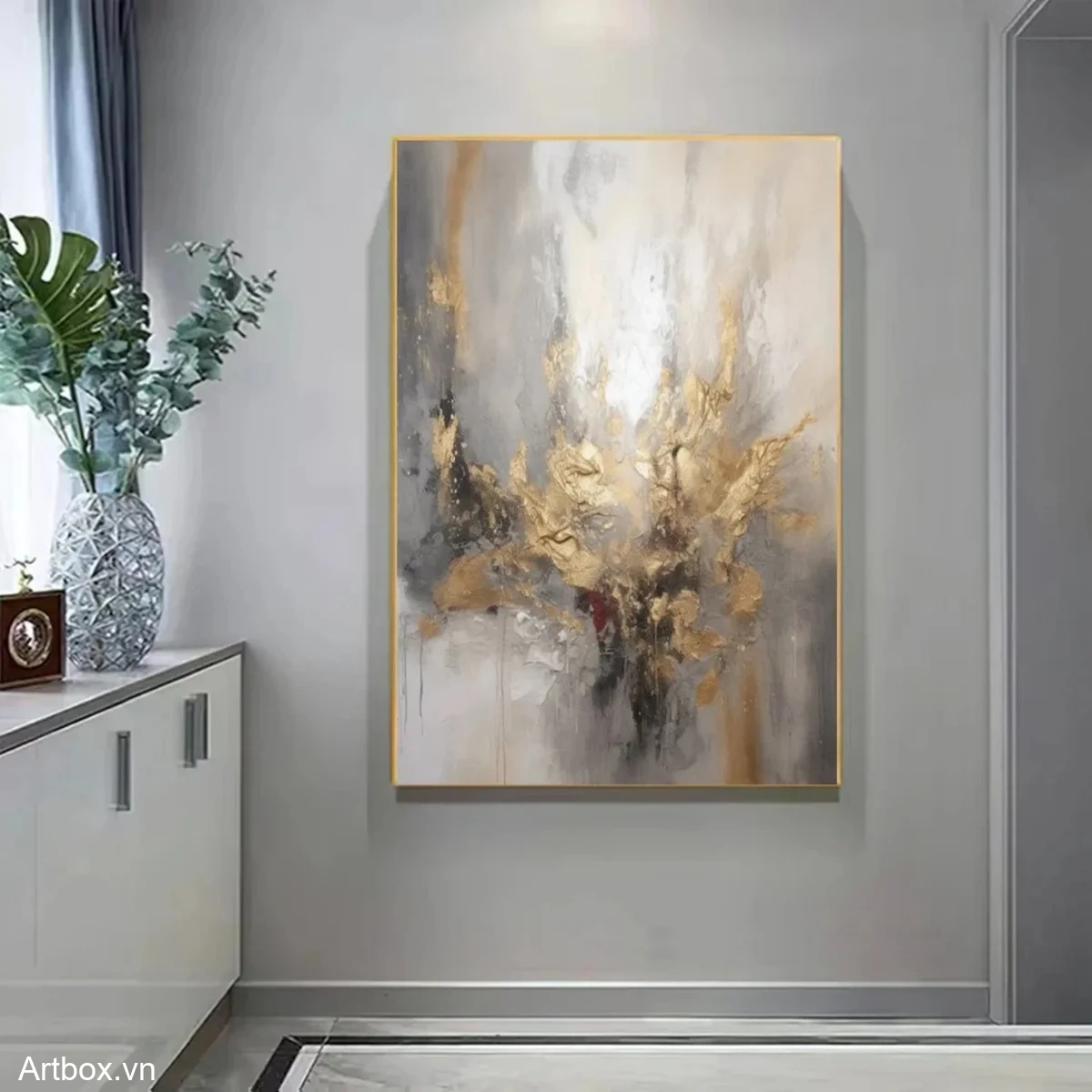 Vàng rực rỡ giữa mây trắng - Mẫu 3