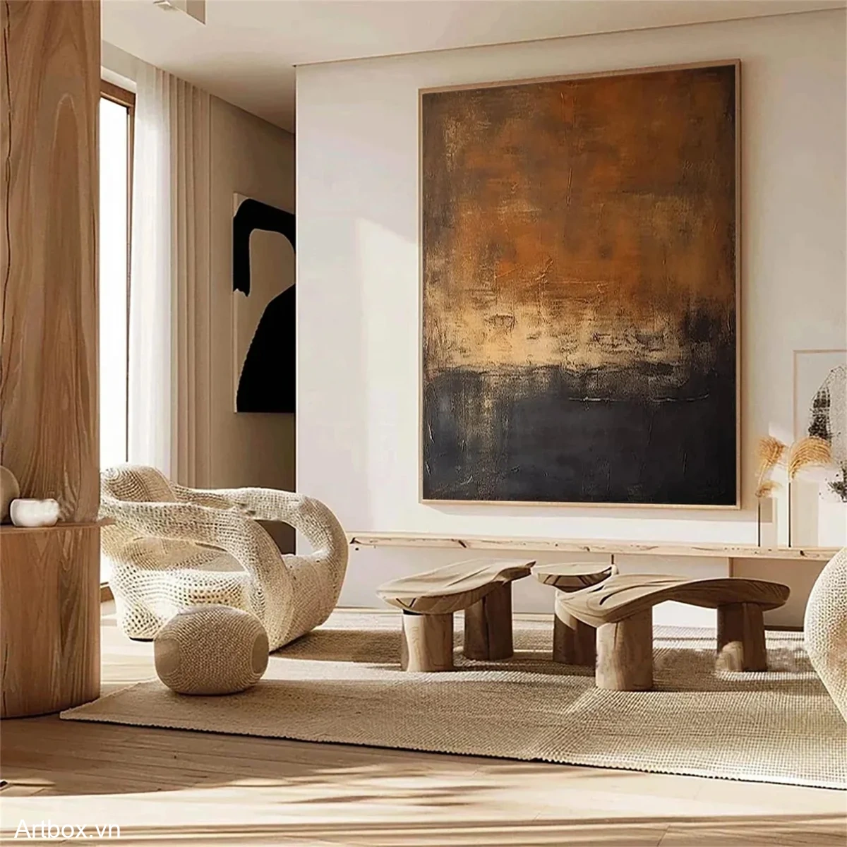 Hòa sắc trời chiều - Mẫu 2