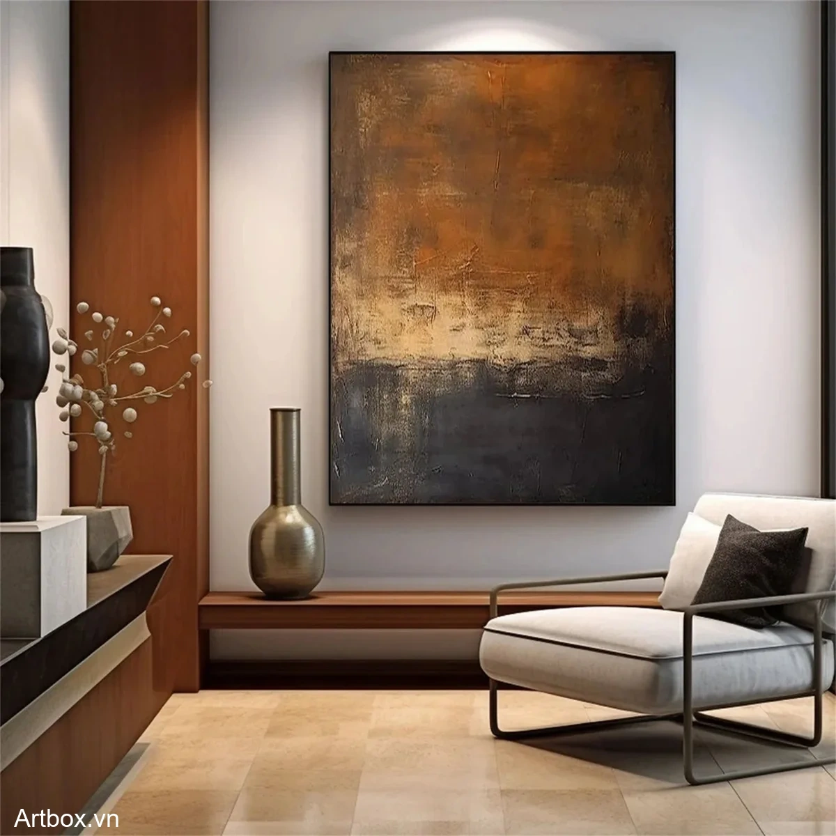 Hòa sắc trời chiều - Mẫu 3