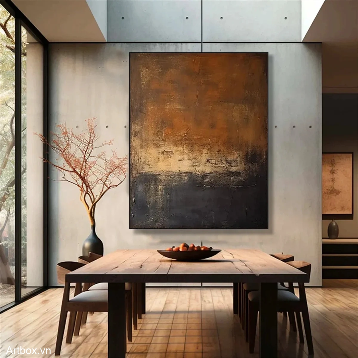 Hòa sắc trời chiều - Mẫu 4