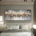 Bản Hòa Quyện Của Tự Nhiên – Tranh Sơn Acrylic Trừu Tượng Hoa Đa sắc Trang Trí Phòng khách, Phòng ngủ – Phong Cách Hiện Đại