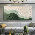 Hòa Quyện Của Thiên Nhiên – Tranh Sơn Acrylic Trừu Tượng Trừu tượng Xanh lá Trang Trí Phòng ngủ – Phong Cách Hiện Đại Hòa Quyện Của Thiên Nhiên – Tranh Sơn Acrylic Trừu Tượng Trừu tượng Xanh lá Trang Trí Phòng ngủ – Phong Cách Hiện Đại