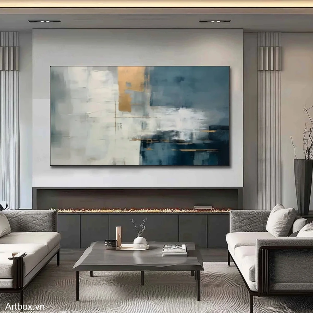 Hòa quyện sắc màu - Mẫu 2