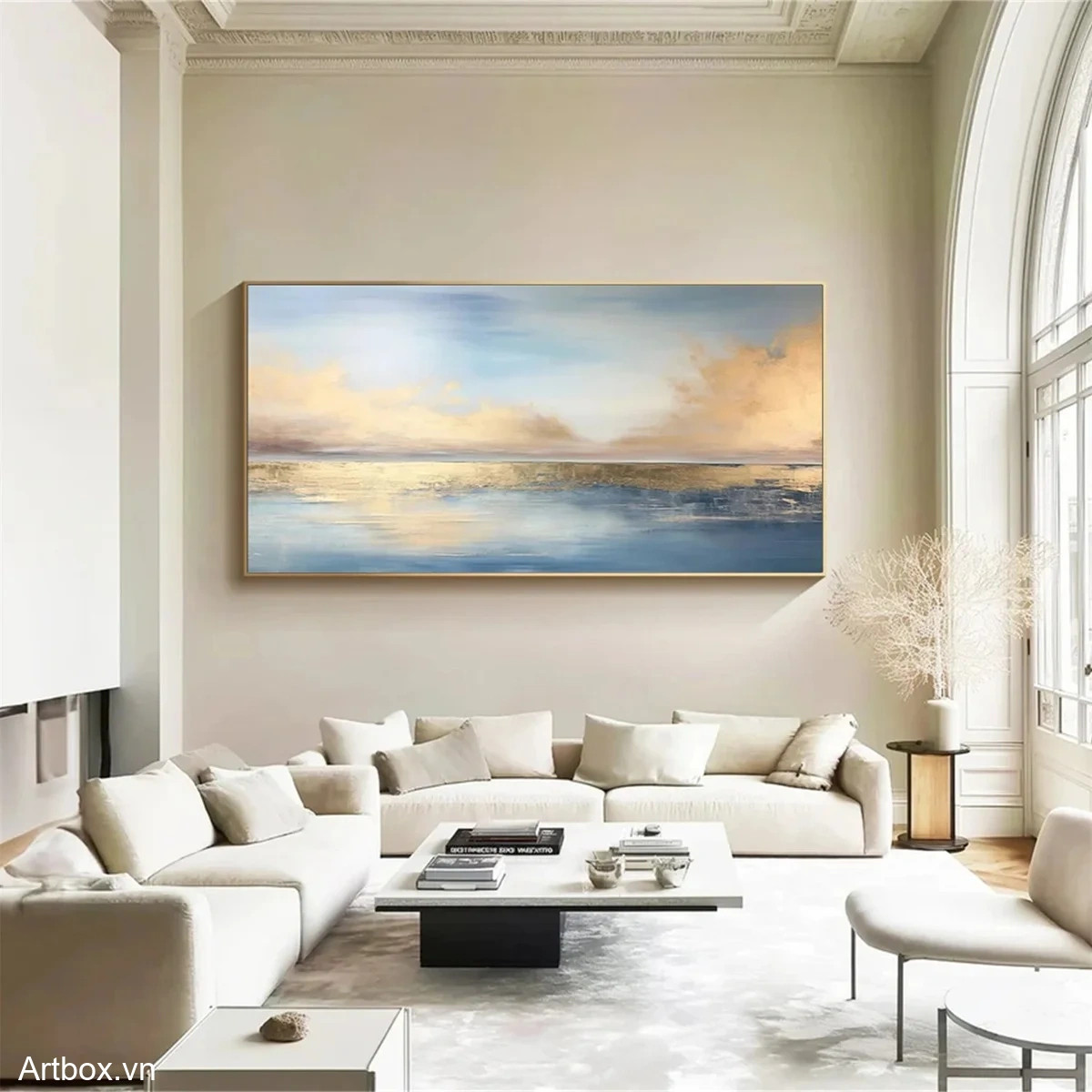 Hòa Quyện Ánh Sáng – Tranh Sơn Acrylic Trừu Tượng Phong cảnh Xanh dương Trang Trí Phòng khách – Phong Cách Hiện Đại Hòa Quyện Ánh Sáng – Tranh Sơn Acrylic Trừu Tượng Phong cảnh Xanh dương Trang Trí Phòng khách – Phong Cách Hiện Đại