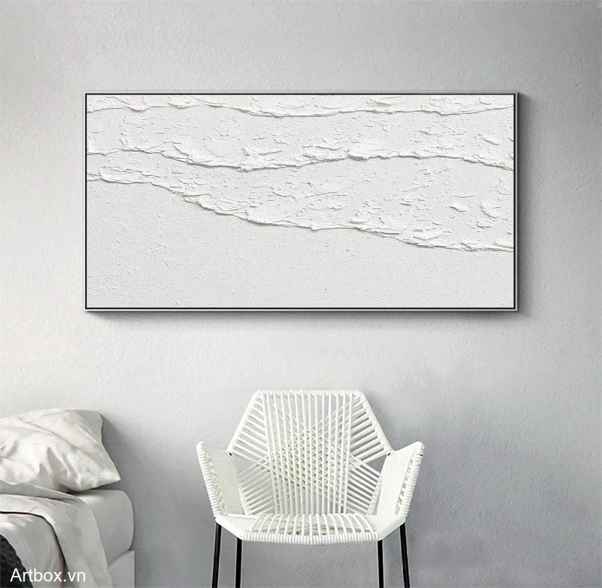 Nét Chạm Khắc Trắng - Mẫu 2