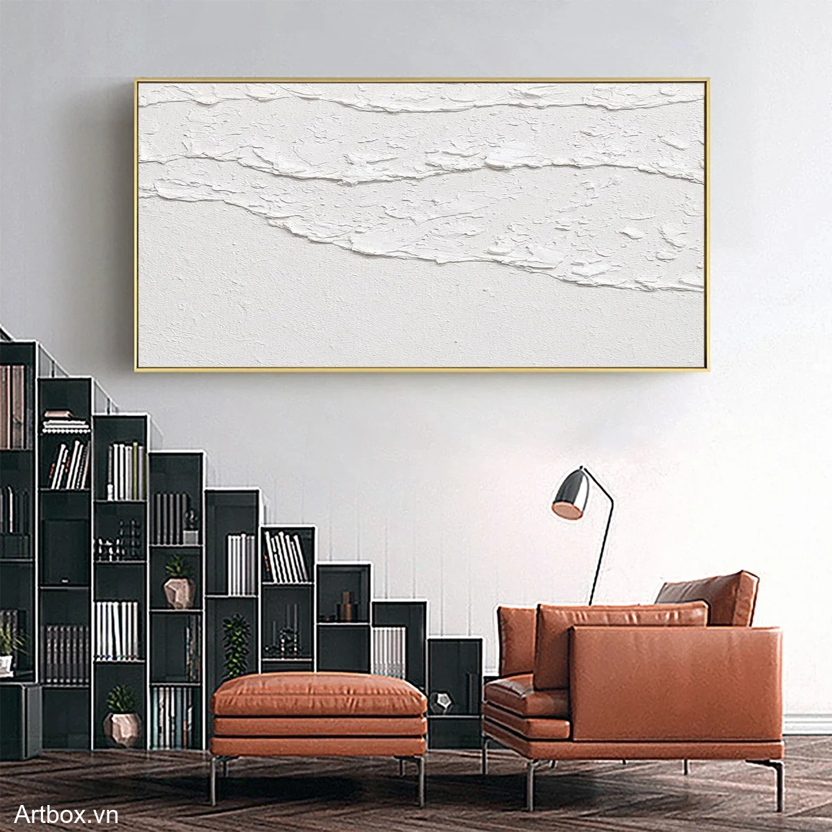 Nét Chạm Khắc Trắng - Mẫu 4