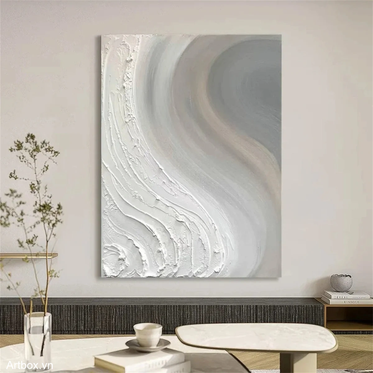 Sóng Trắng Tĩnh Lặng - Mẫu 3