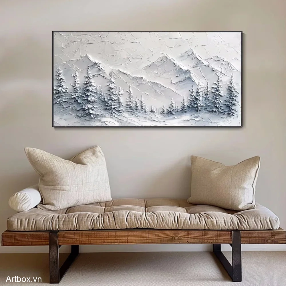 Hòa Quyện Của Tuyết Và Núi - Mẫu 3