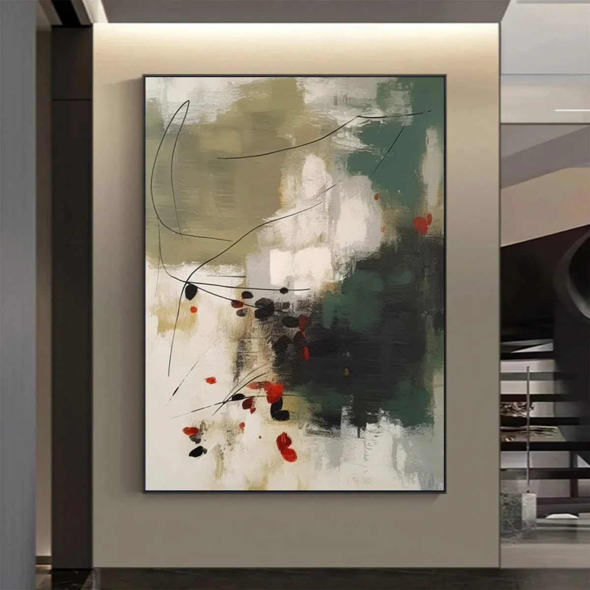 Hòa Quyện Cảm Xúc – Tranh Sơn Acrylic Trừu Tượng Trừu tượng Đa sắc Trang Trí Phòng khách, Phòng làm việc – Phong Cách Hiện Đại Hòa Quyện Cảm Xúc – Tranh Sơn Acrylic Trừu Tượng Trừu tượng Đa sắc Trang Trí Phòng khách, Phòng làm việc – Phong Cách Hiện Đại