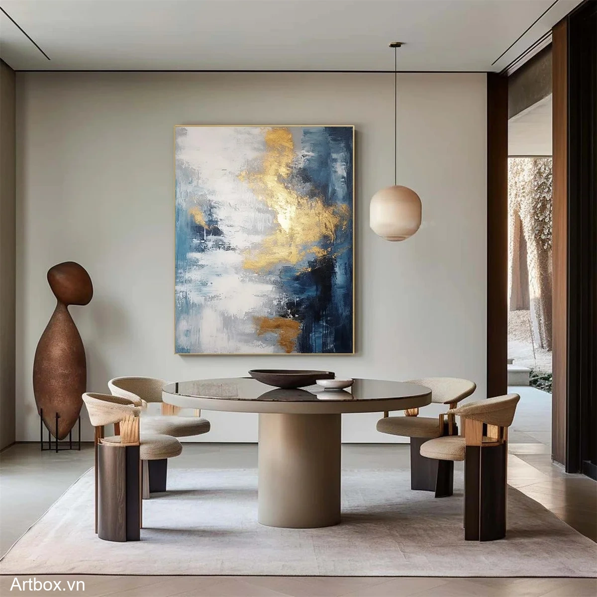 Bầu Trời Vàng Rực - Mẫu 1