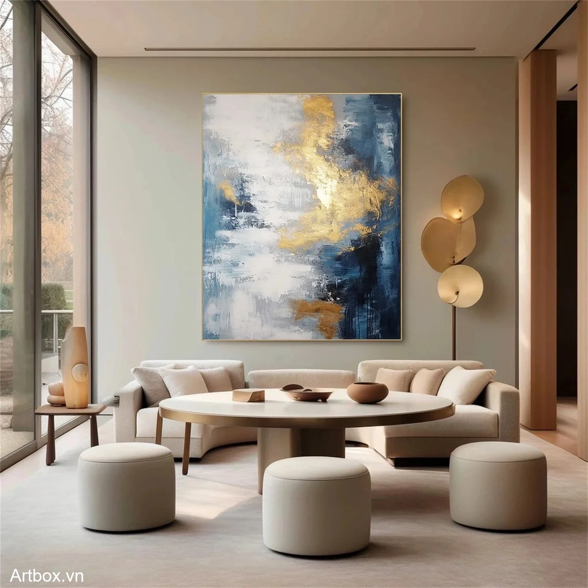 Bầu Trời Vàng Rực - Mẫu 3