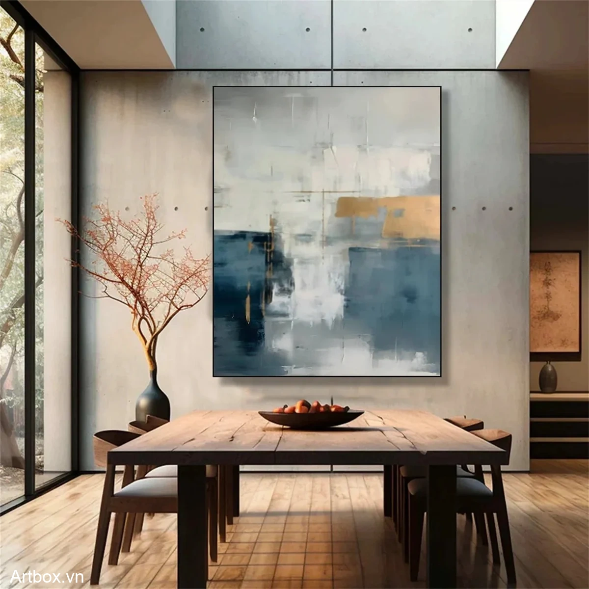 Hòa quyện sắc màu - Mẫu 1