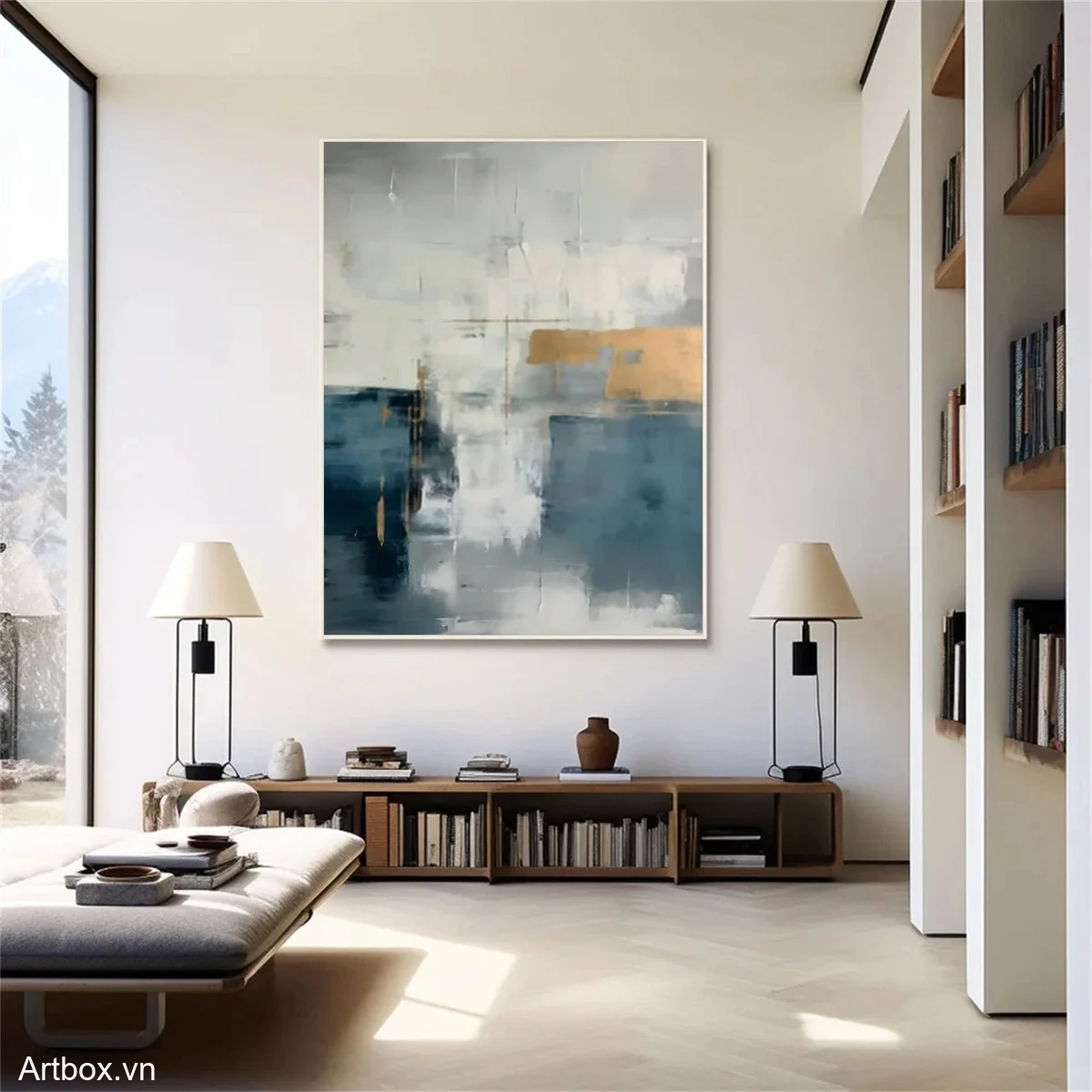 Hòa quyện sắc màu - Mẫu 2