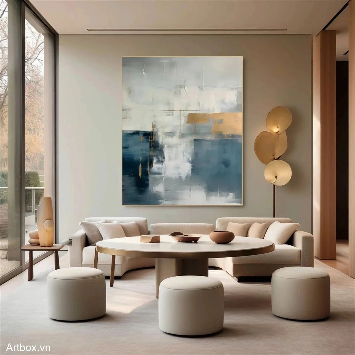 Hòa quyện sắc màu - Mẫu 3