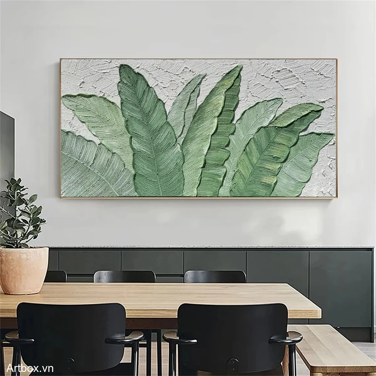 Lá Xanh Tươi Mát - Mẫu 4