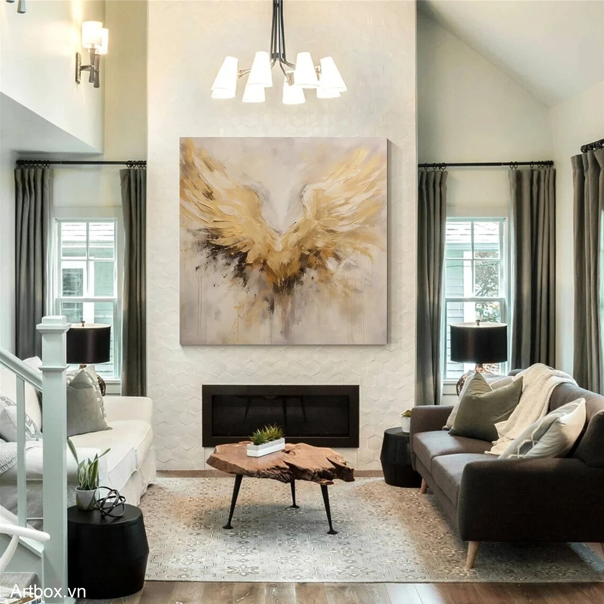 Cánh Thiên Thần Vàng - Mẫu 4