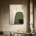 Hòa Quyện Tự Nhiên – Tranh Sơn Acrylic Trừu Tượng Trừu tượng Xanh lá Trang Trí Phòng khách, Phòng làm việc – Phong Cách Hiện Đại Hòa Quyện Tự Nhiên – Tranh Sơn Acrylic Trừu Tượng Trừu tượng Xanh lá Trang Trí Phòng khách, Phòng làm việc – Phong Cách Hiện Đại
