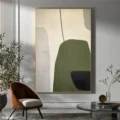 Hòa Quyện Tự Nhiên – Tranh Sơn Acrylic Trừu Tượng Trừu tượng Xanh lá Trang Trí Phòng khách, Phòng làm việc – Phong Cách Hiện Đại Hòa Quyện Tự Nhiên – Tranh Sơn Acrylic Trừu Tượng Trừu tượng Xanh lá Trang Trí Phòng khách, Phòng làm việc – Phong Cách Hiện Đại