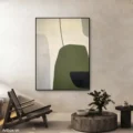 Hòa Quyện Tự Nhiên – Tranh Sơn Acrylic Trừu Tượng Trừu tượng Xanh lá Trang Trí Phòng khách, Phòng làm việc – Phong Cách Hiện Đại Hòa Quyện Tự Nhiên – Tranh Sơn Acrylic Trừu Tượng Trừu tượng Xanh lá Trang Trí Phòng khách, Phòng làm việc – Phong Cách Hiện Đại
