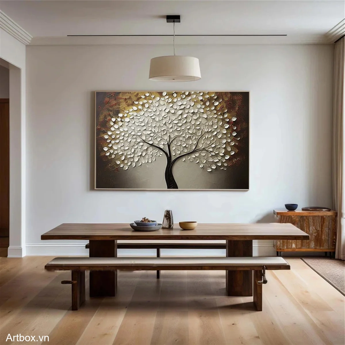 Cây Trắng Tỏa Sáng - Mẫu 1