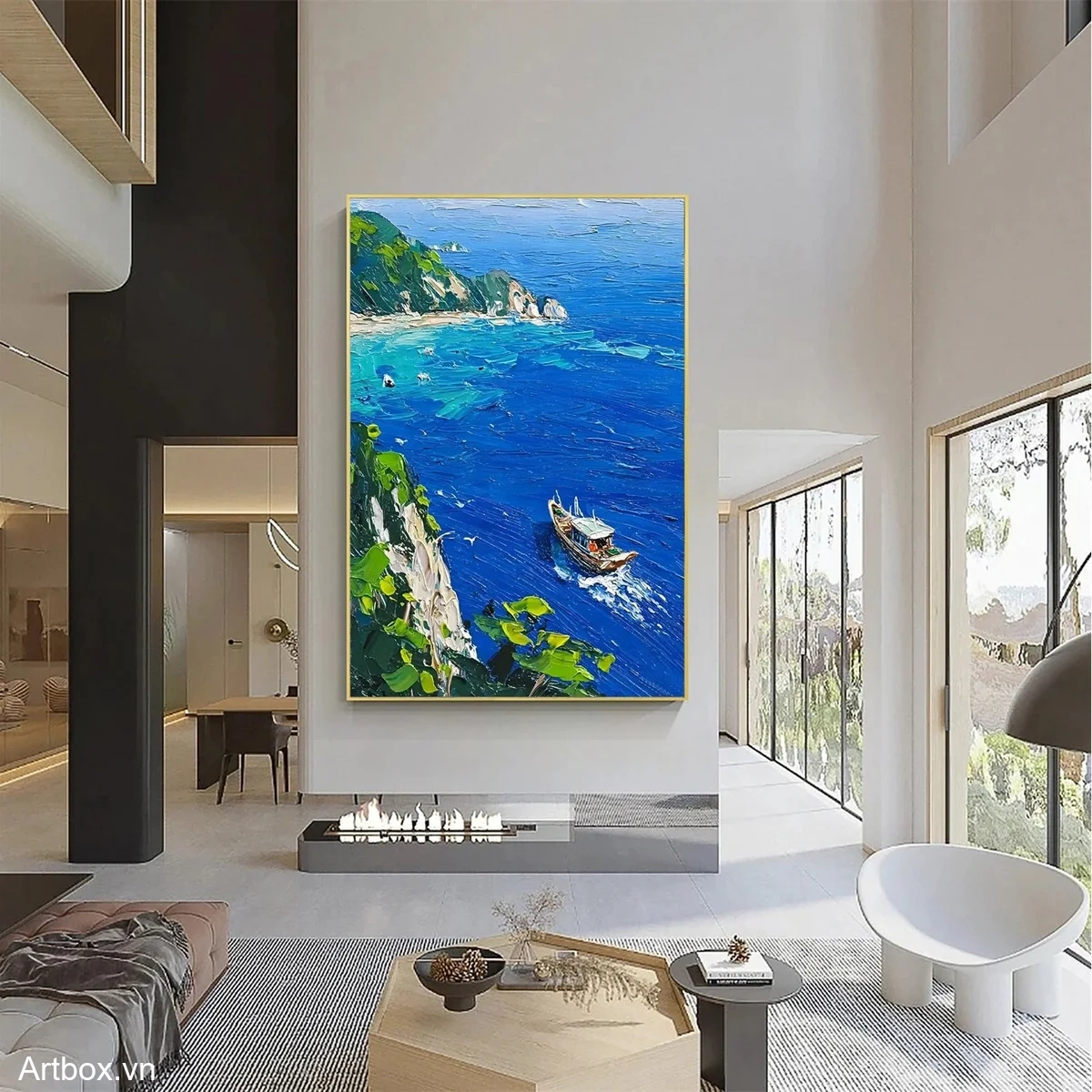 Biển Xanh Dịu Dàng - Mẫu 1