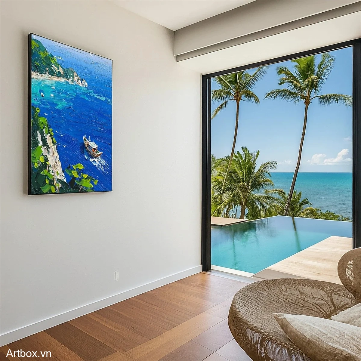 Biển Xanh Dịu Dàng - Mẫu 4