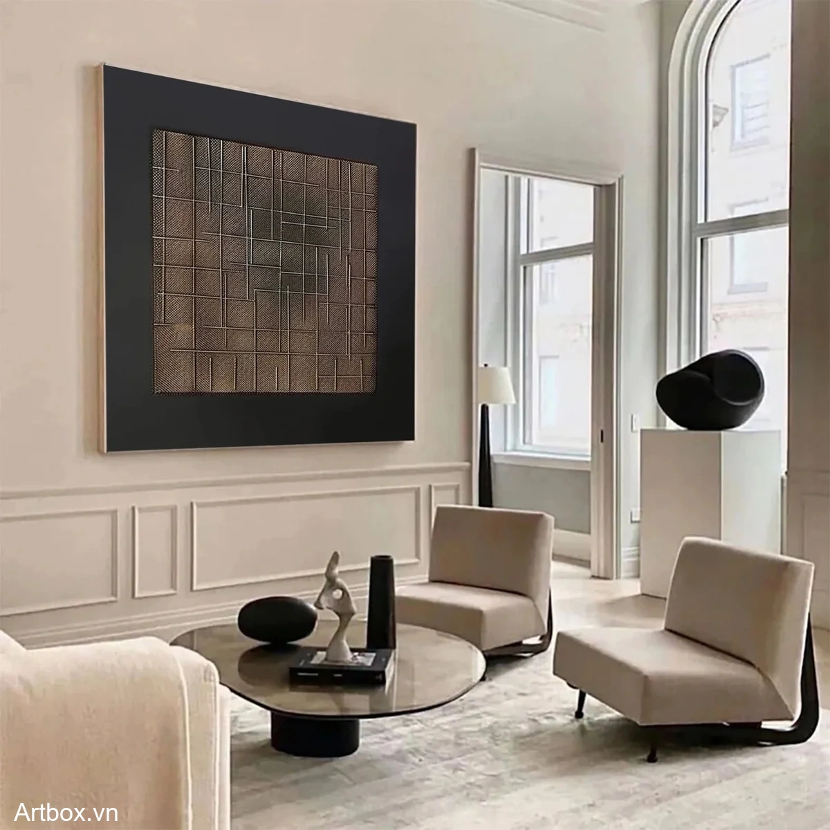 Hòa Quyện Đường Nét - Mẫu 1