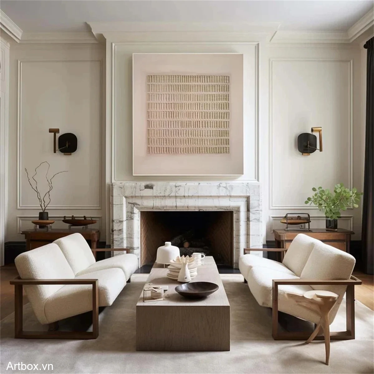 Sự Gắn Kết Tĩnh Lặng – Tranh Sơn Acrylic Trừu Tượng Minimal / Tối giản Nâu be Trang Trí Phòng khách, Phòng ngủ – Phong Cách Hiện Đại Sự Gắn Kết Tĩnh Lặng – Tranh Sơn Acrylic Trừu Tượng Minimal / Tối giản Nâu be Trang Trí Phòng khách, Phòng ngủ – Phong Cách Hiện Đại