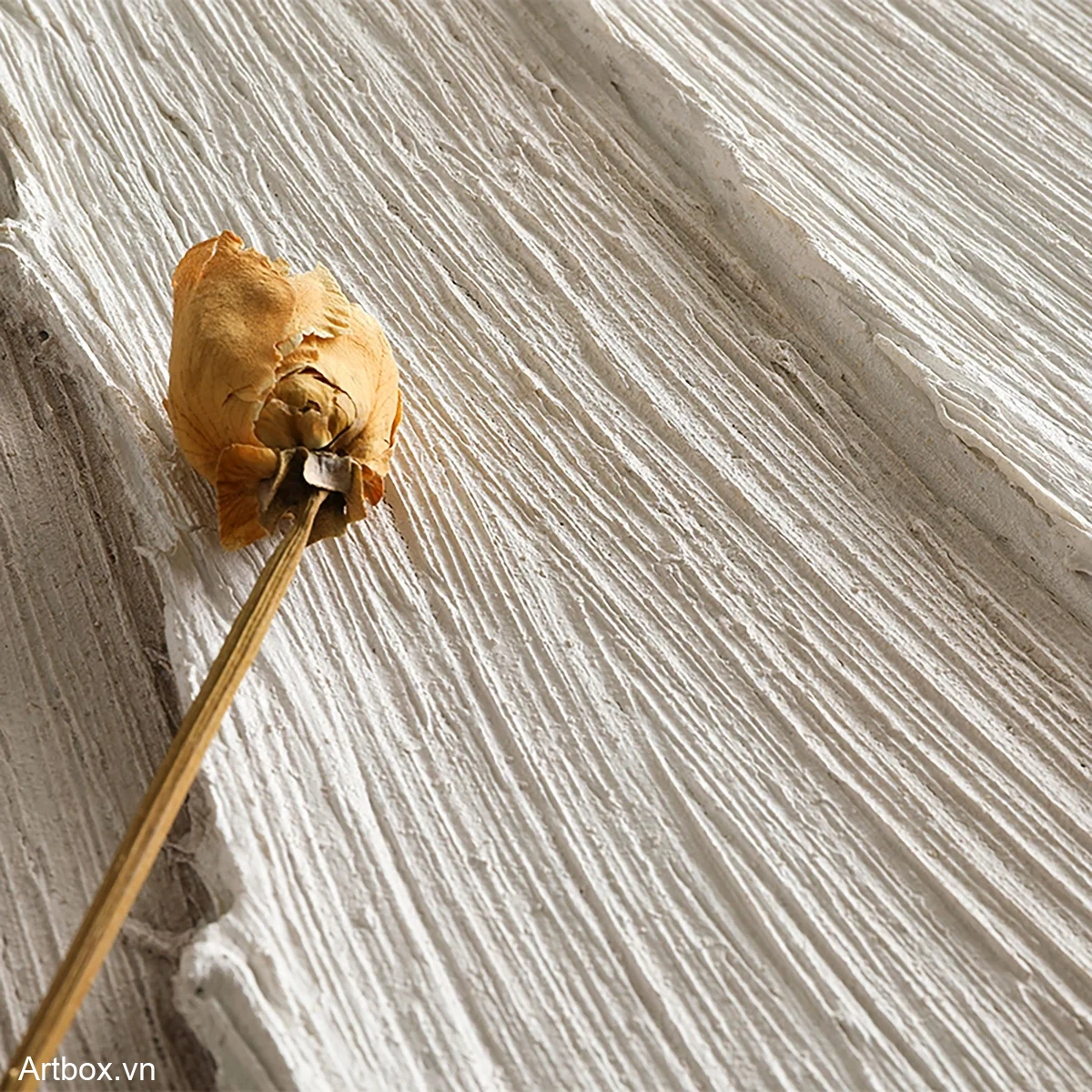 Dòng Chảy Tĩnh Lặng – Tranh Sơn Acrylic Trừu Tượng Trừu tượng Nâu be Trang Trí Phòng khách, Phòng ngủ – Phong Cách Hiện Đại