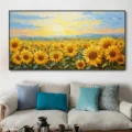 Cánh Đồng Hoa Hướng Dương – Tranh Sơn Acrylic Trừu Tượng Hoa Vàng Trang Trí Phòng khách, Phòng ngủ – Phong Cách Hiện Đại Cánh Đồng Hoa Hướng Dương – Tranh Sơn Acrylic Trừu Tượng Hoa Vàng Trang Trí Phòng khách, Phòng ngủ – Phong Cách Hiện Đại