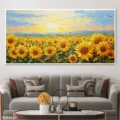 Cánh Đồng Hoa Hướng Dương – Tranh Sơn Acrylic Trừu Tượng Hoa Vàng Trang Trí Phòng khách, Phòng ngủ – Phong Cách Hiện Đại Cánh Đồng Hoa Hướng Dương – Tranh Sơn Acrylic Trừu Tượng Hoa Vàng Trang Trí Phòng khách, Phòng ngủ – Phong Cách Hiện Đại