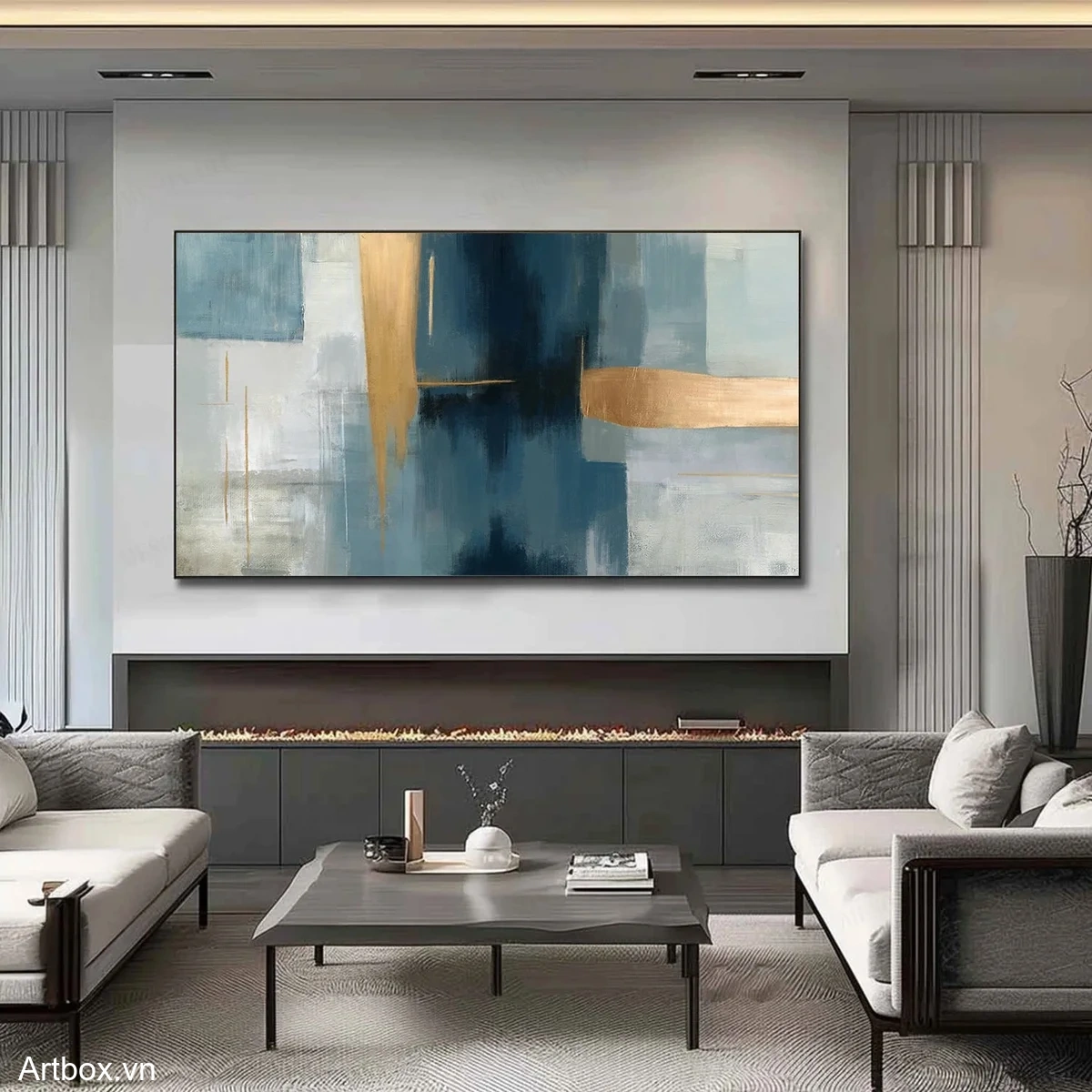 Hòa quyện sắc màu - Mẫu 2