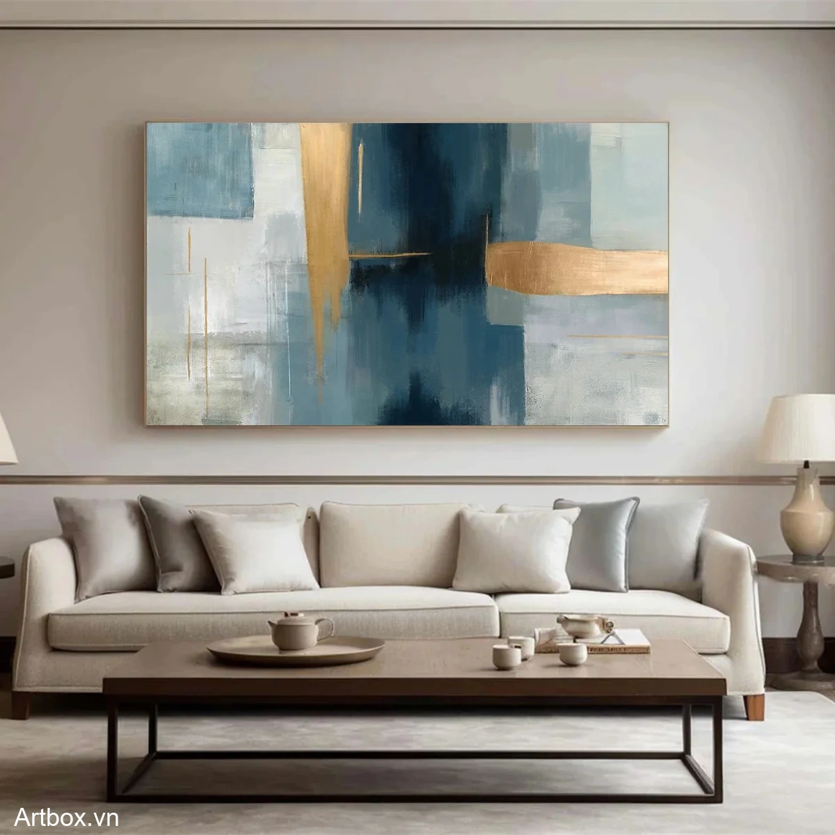 Hòa quyện sắc màu - Mẫu 3