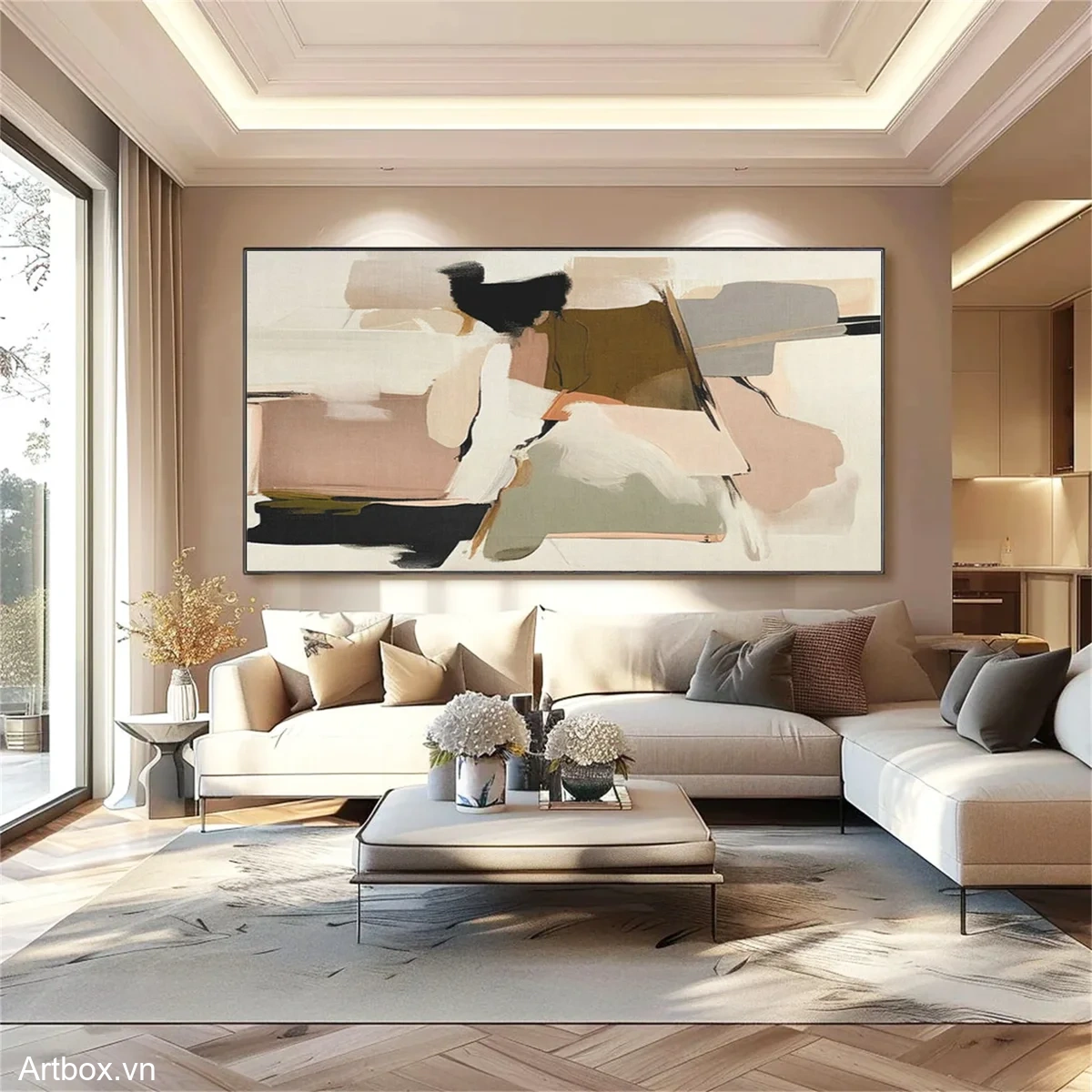 Hòa Quyện Màu Sắc - Mẫu 1