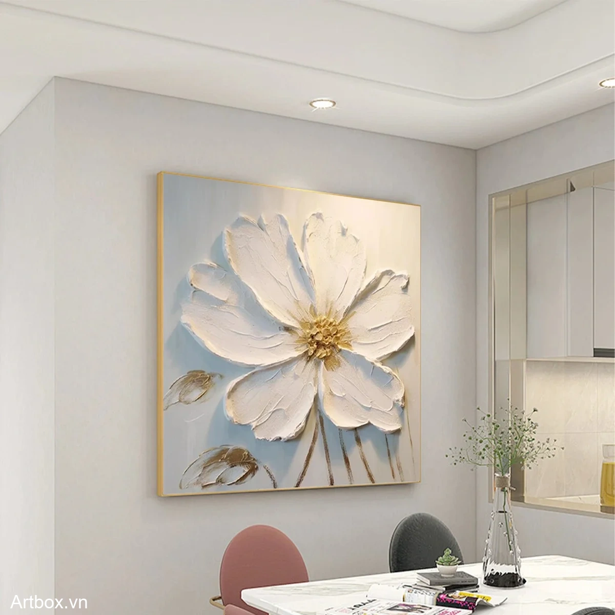 Nụ Hoa Trắng Nở Rộ - Mẫu 1