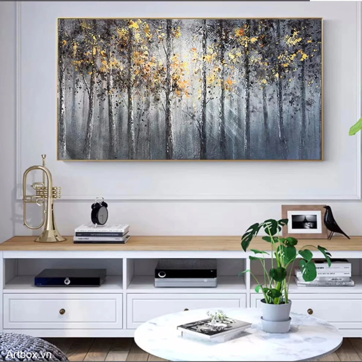 Bước Vào Khu Rừng Màu Vàng – Tranh Sơn Acrylic Trừu Tượng Cây Đa sắc Trang Trí Phòng khách, Phòng ngủ – Phong Cách Hiện Đại Bước Vào Khu Rừng Màu Vàng – Tranh Sơn Acrylic Trừu Tượng Cây Đa sắc Trang Trí Phòng khách, Phòng ngủ – Phong Cách Hiện Đại