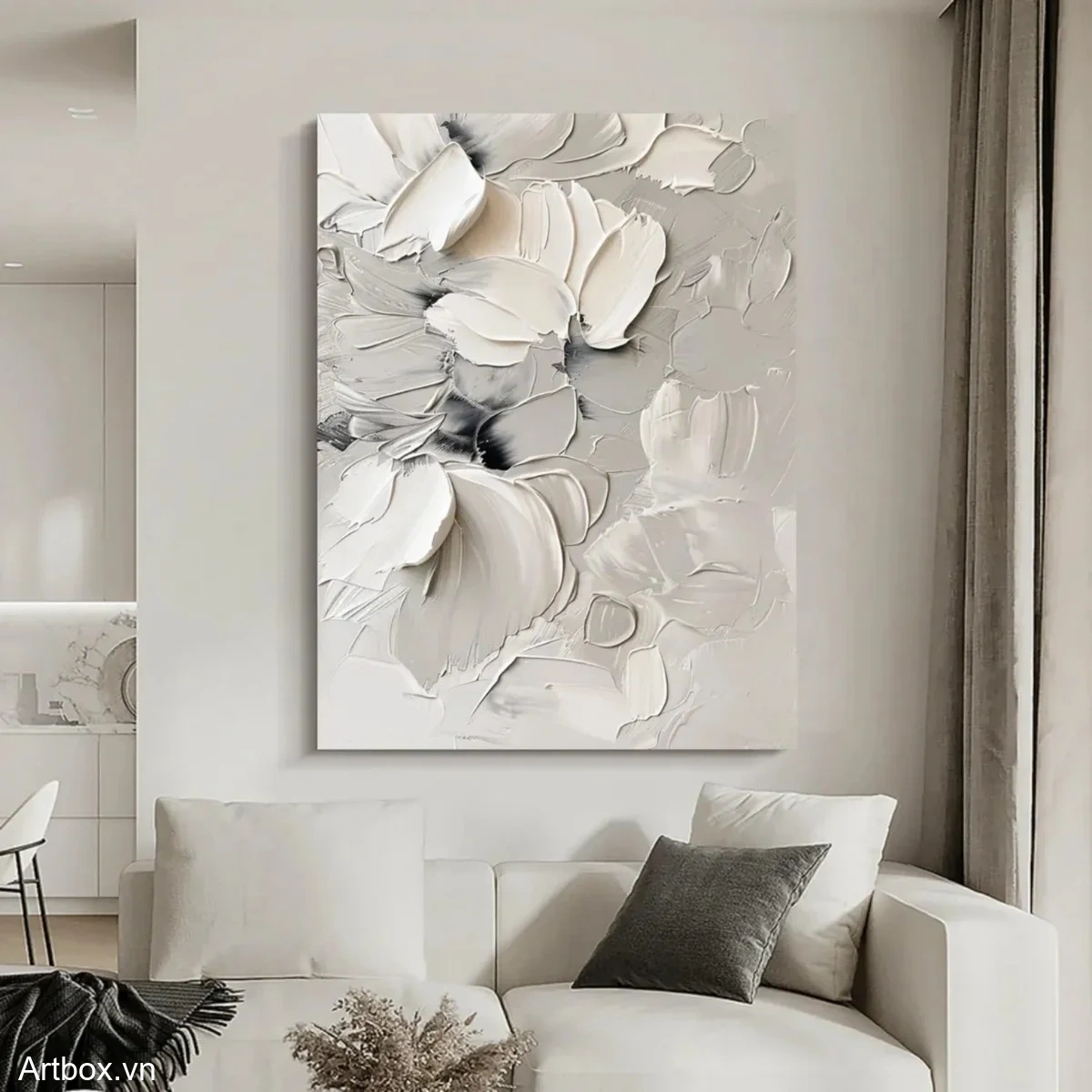 Nét Đẹp Từ Hoa Trắng - Mẫu 1