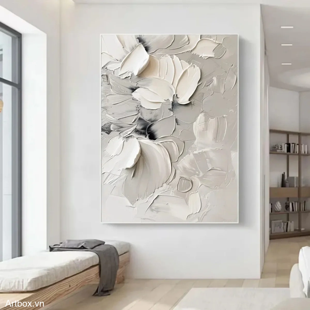 Nét Đẹp Từ Hoa Trắng - Mẫu 2