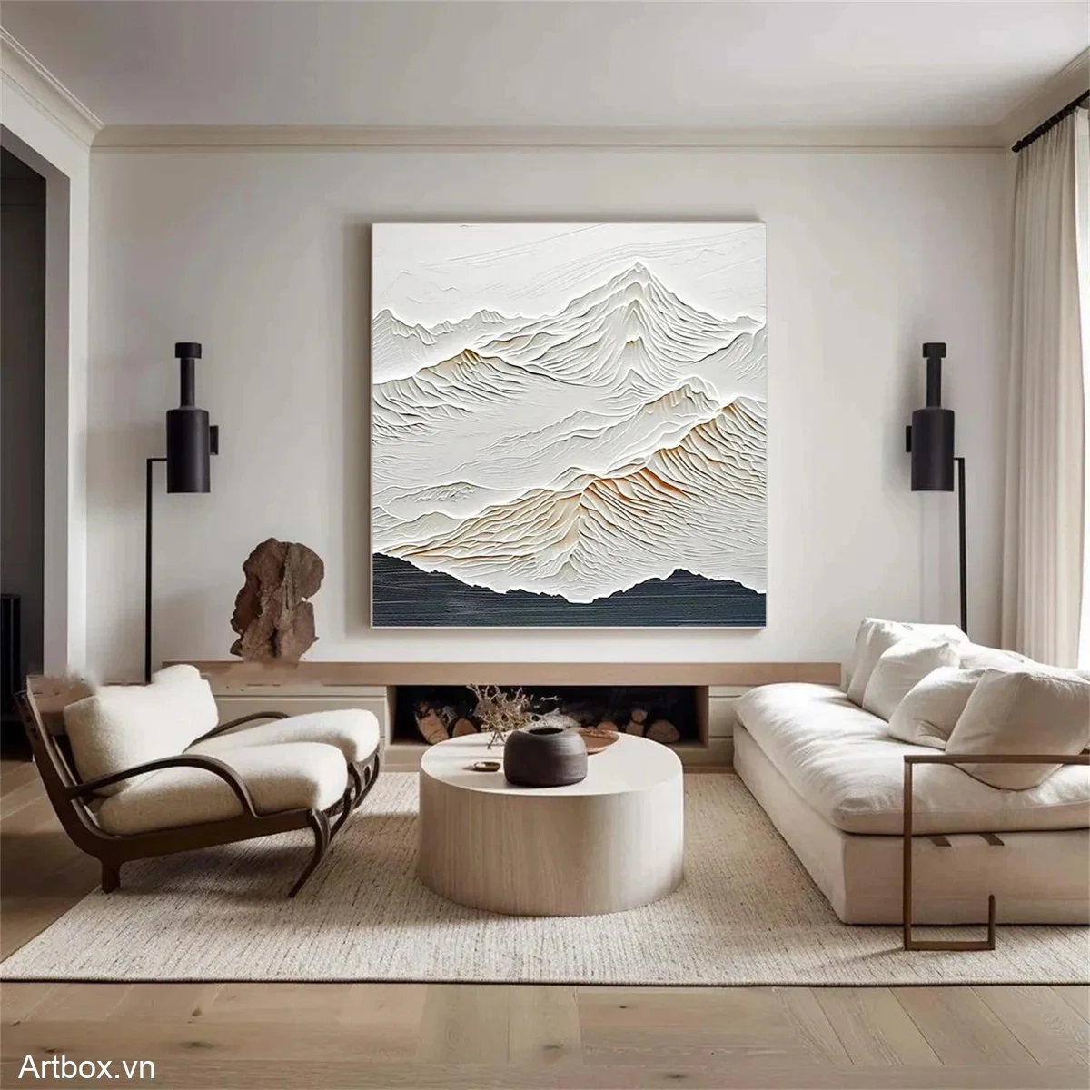 Sóng Núi Trắng - Mẫu 1