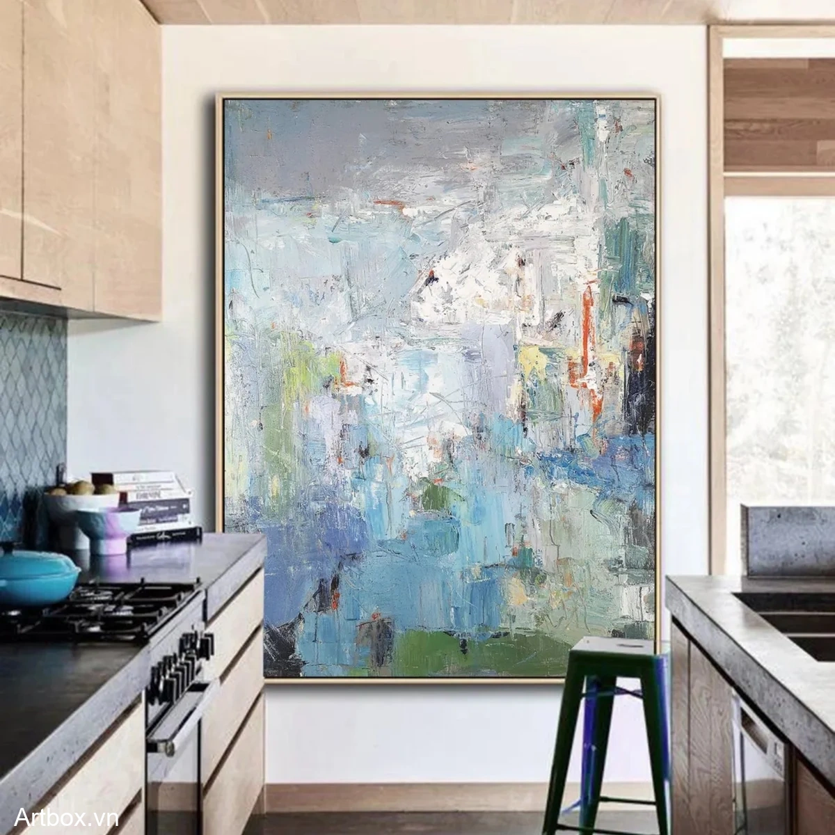 Hòa quyện sắc màu - Mẫu 2