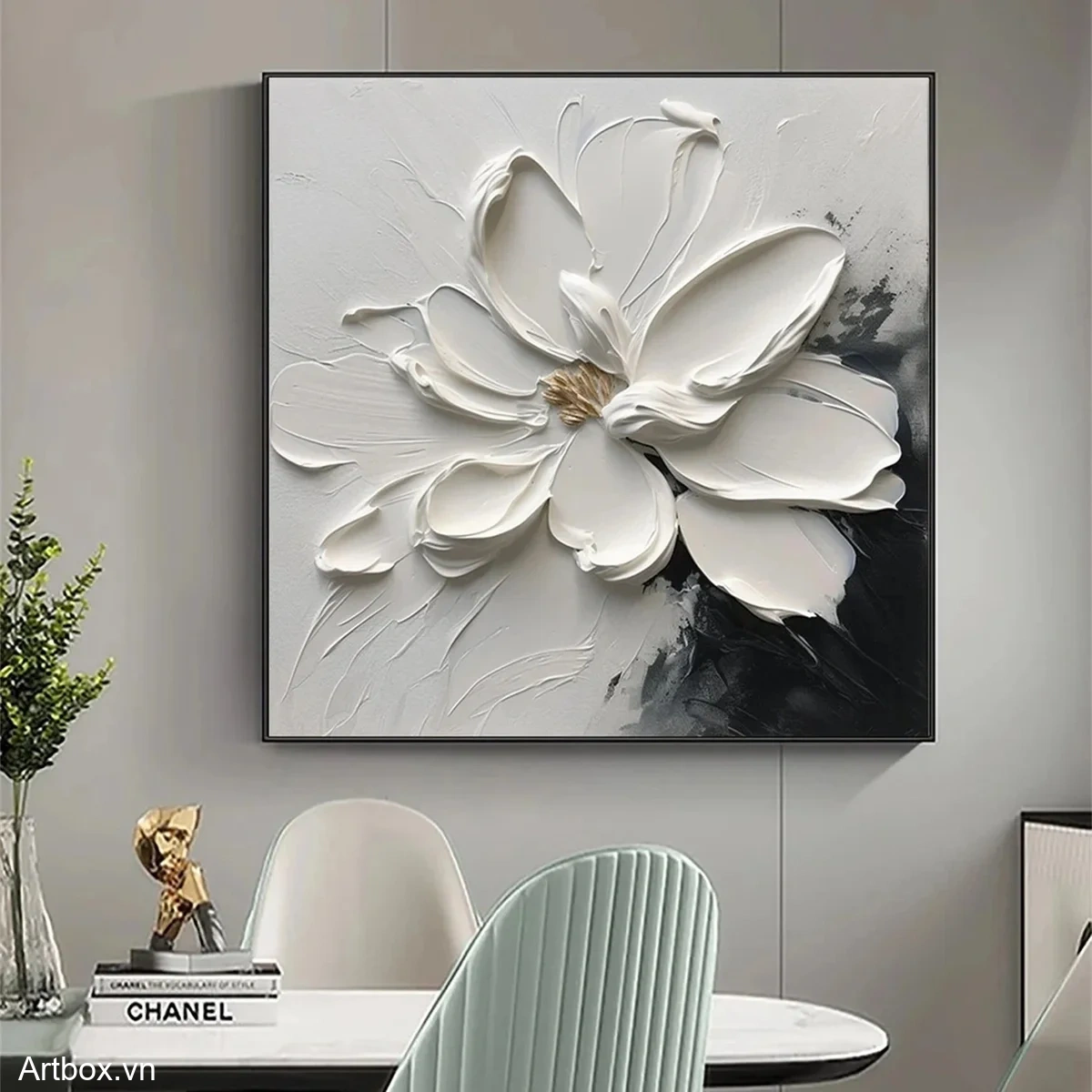 Nét Đẹp Từ Hoa Trắng - Mẫu 1