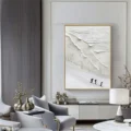 Chuyến Trượt Tuyết Trên Đỉnh Núi – Tranh Sơn Acrylic Trừu Tượng Phong cảnh Đa sắc Trang Trí Phòng khách, Phòng ngủ – Phong Cách Hiện Đại