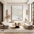 Chuyến Trượt Tuyết Trên Đỉnh Núi – Tranh Sơn Acrylic Trừu Tượng Phong cảnh Đa sắc Trang Trí Phòng khách, Phòng ngủ – Phong Cách Hiện Đại