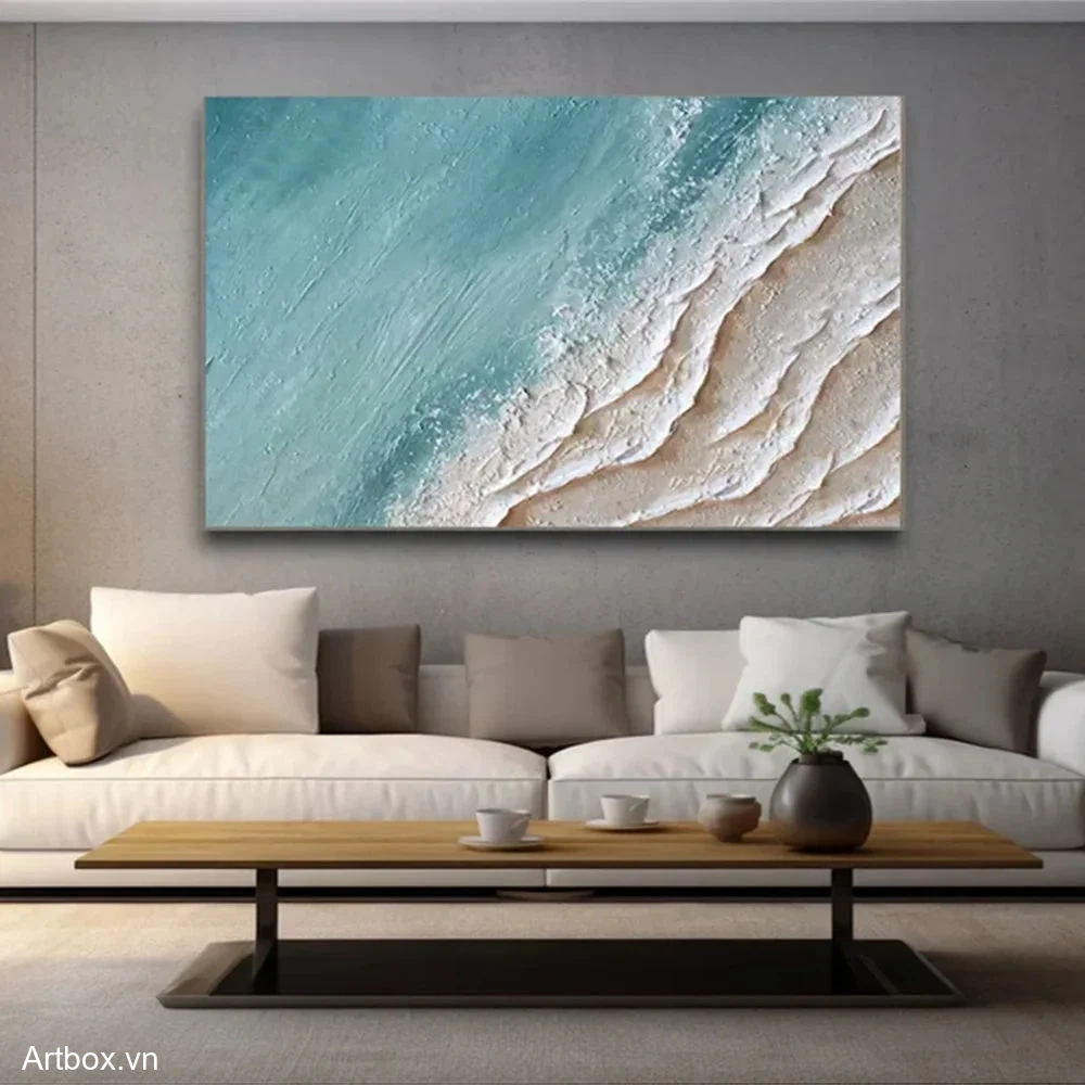 Dòng Nước Xanh Biển - Mẫu 2