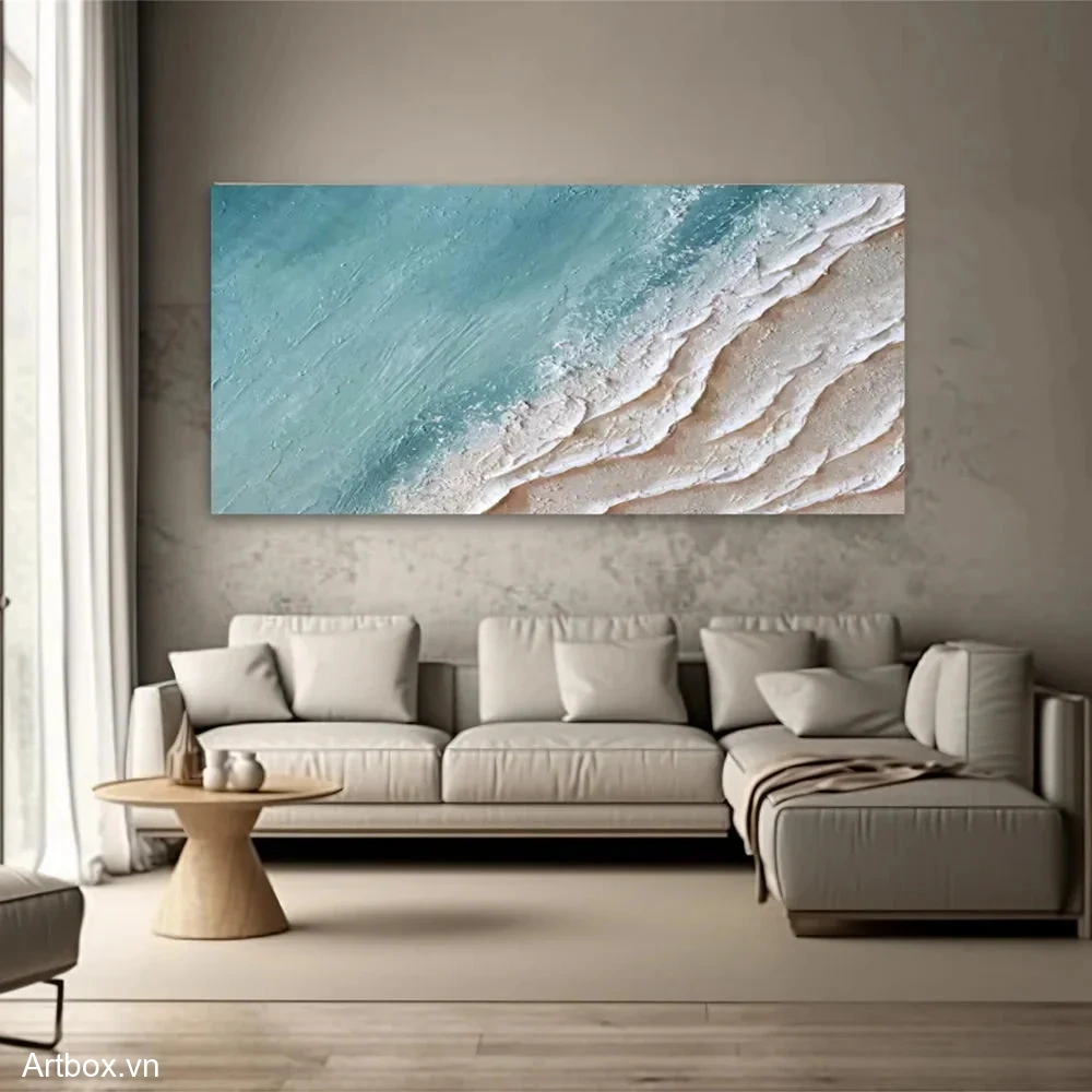 Dòng Nước Xanh Biển - Mẫu 4